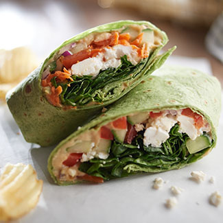 Loaded Hummus Sandwiches