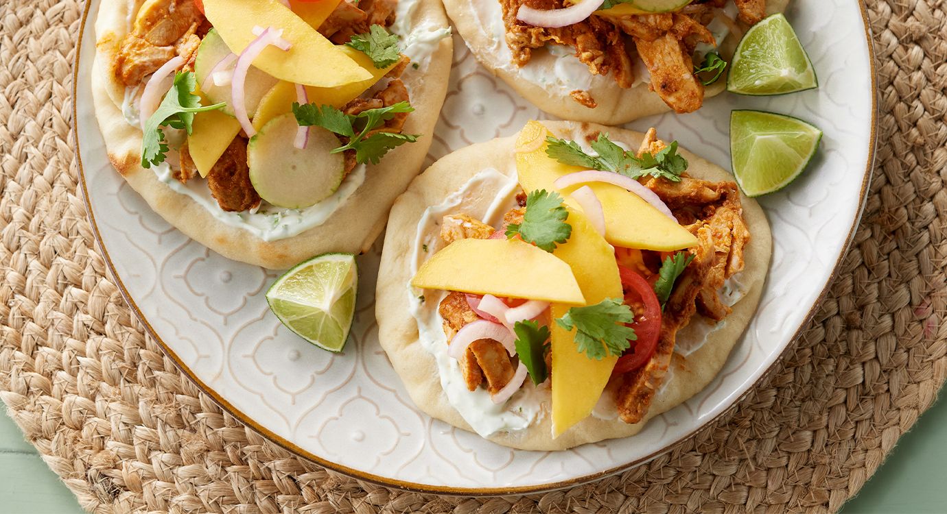 Butter Chicken Tacos 