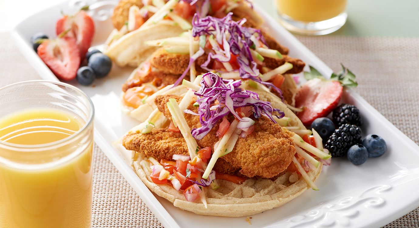 Chicken & Waffle Tacos 
