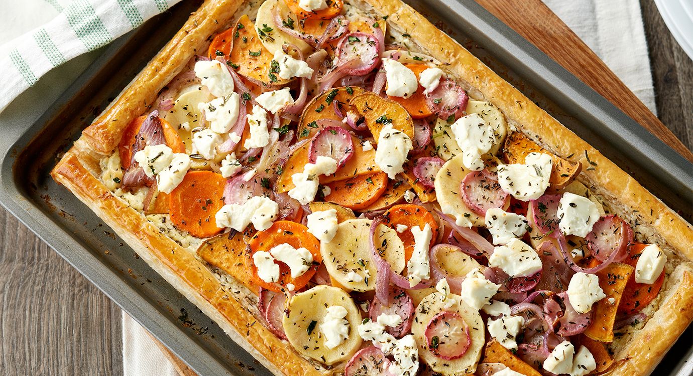 Roasted Winter Vegetable Tart 