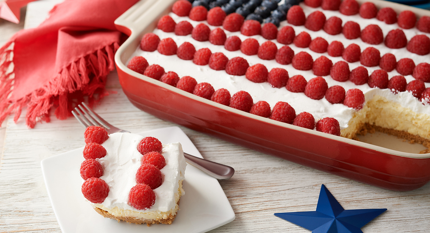 Stars & Stripes Cheesecake Bars