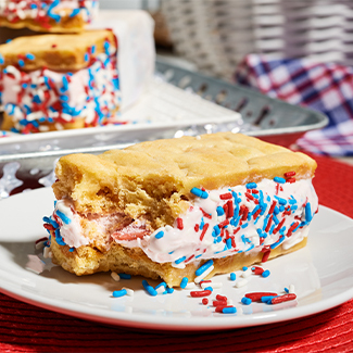 Independence Day Ice Cream Sandwiches