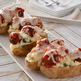 Meatball Parmesan Potato