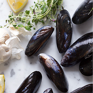 Mussels with Turkey Sausage