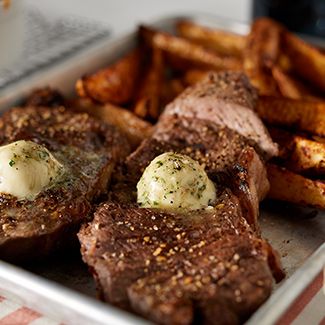 Steakhouse Sheet Pan Dinner 
