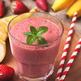 Ninja Strawberry Banana Protein Smoothie — Recipes — QVC.com
