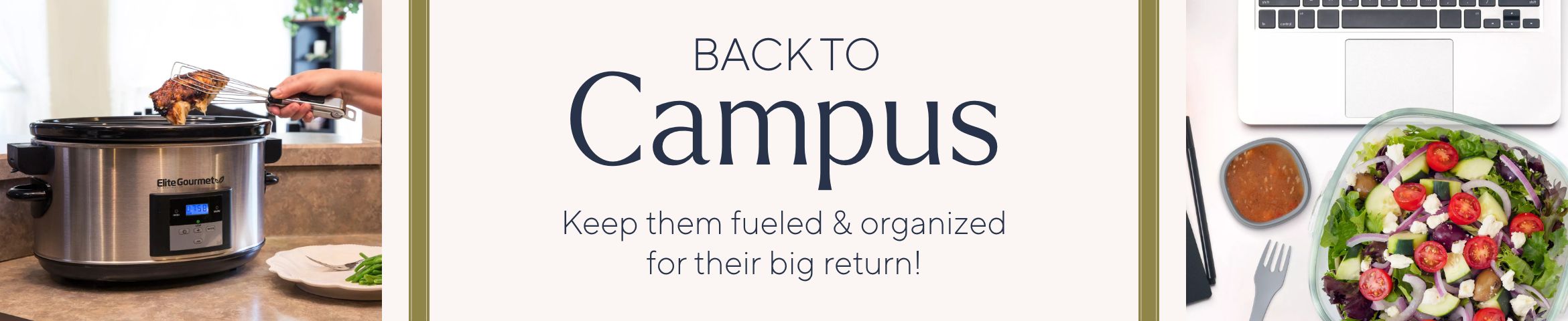 Back to Campus. Keep them fueled & organized for their big return!