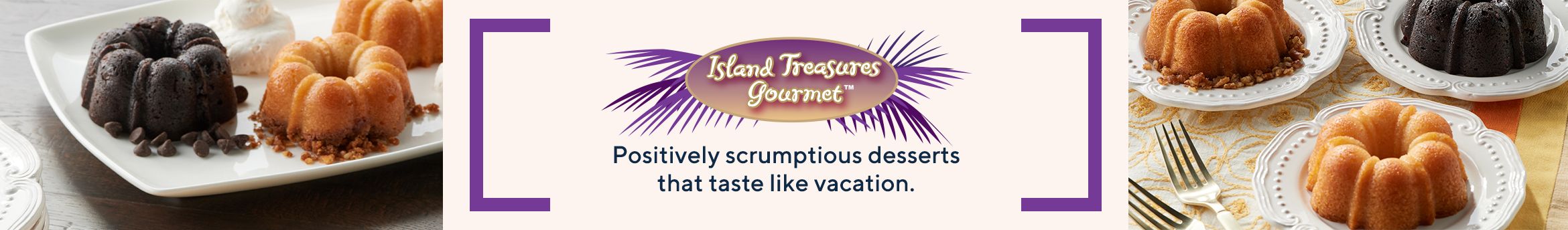 Positively scrumptious desserts that taste like vacation.