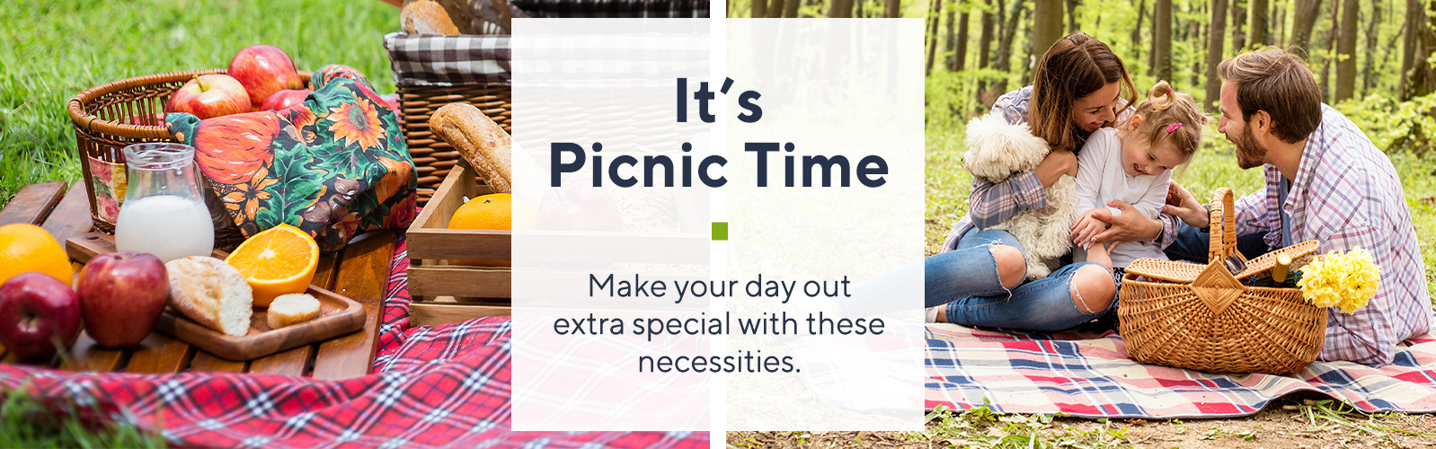 It's Picnic Time  Make your day out extra special with these necessities 