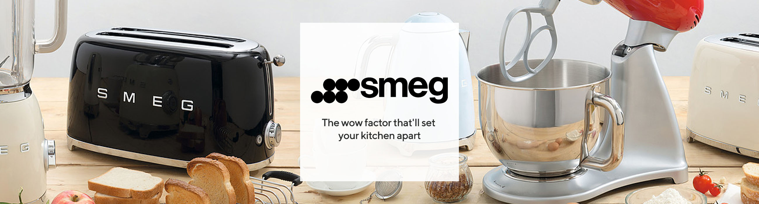 SMEG Toasters, Kettles, Appliances