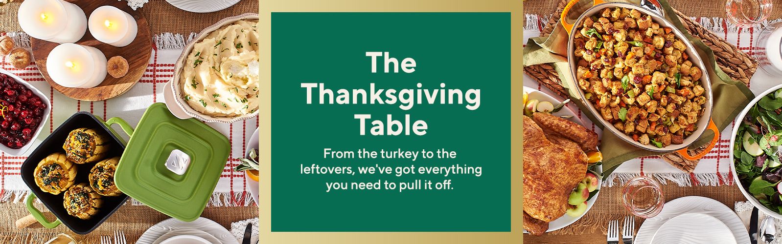 The Thanksgiving Table   It's the meal everyone waits for—& we've got everything you need to pull it off. 