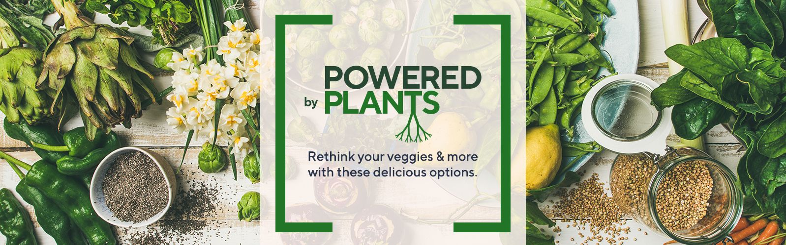 Rethink your veggies & more with these delicious options. 