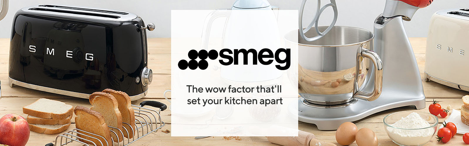 Smeg  The wow factor that'll set your kitchen apart