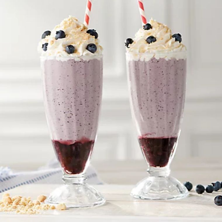Blueberry Pie Milkshake