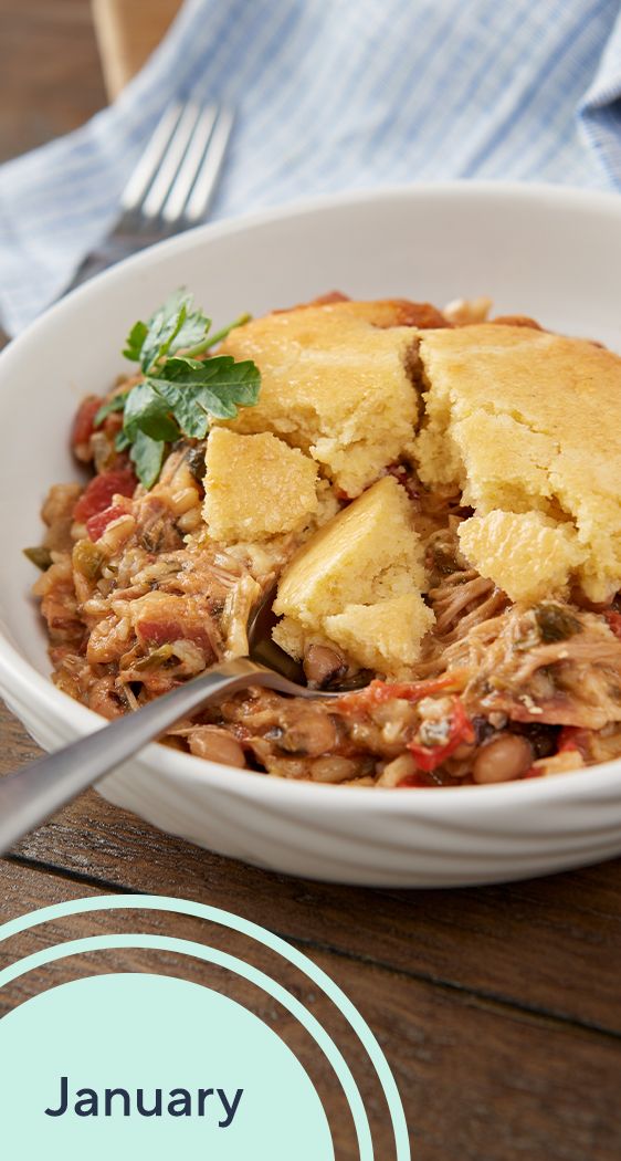 January: Hoppin’ John Casserole