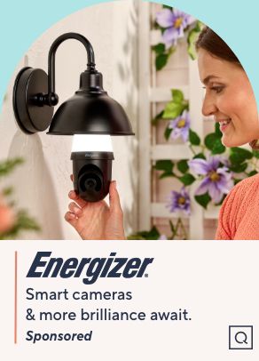 Energizer. Smart cameras & more brilliance await. Sponsored
