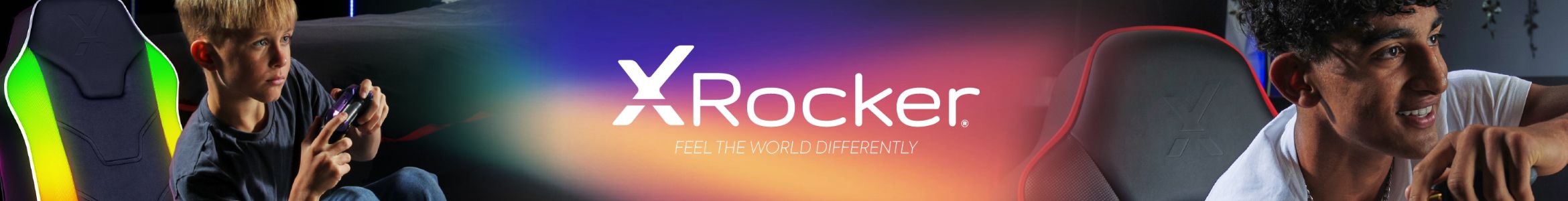 X Rocker. Feel the world differently.