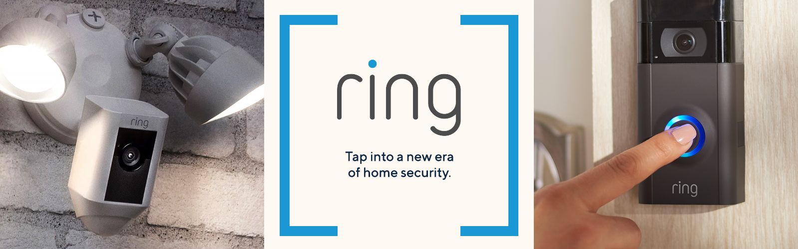 Ring Video Doorbell 3 with Indoor Security Camera & Ring Assist Plus 