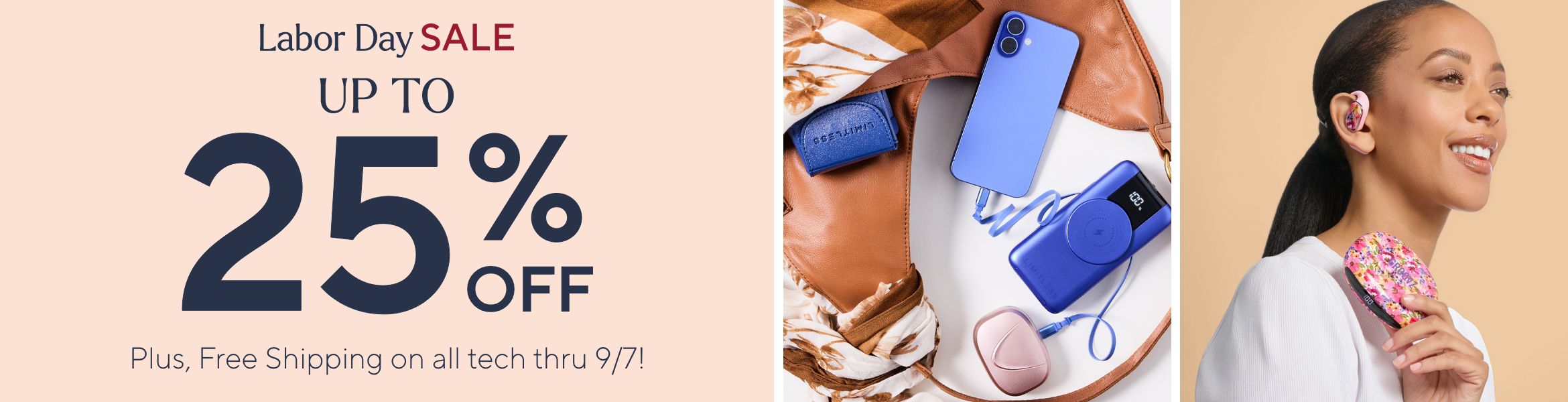 Labor Day Sale. Plus, Free Shipping on all tech thru 9/7!