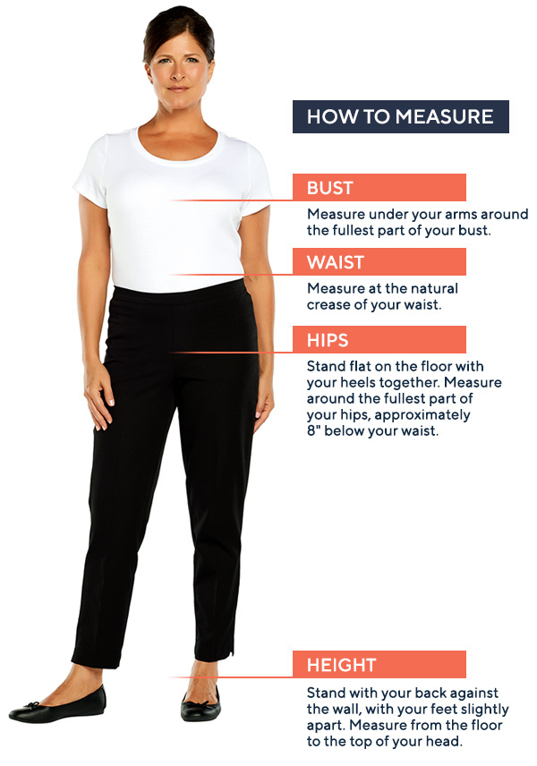How to Measure. Bust  measure under your arms around the fullest part of your bust