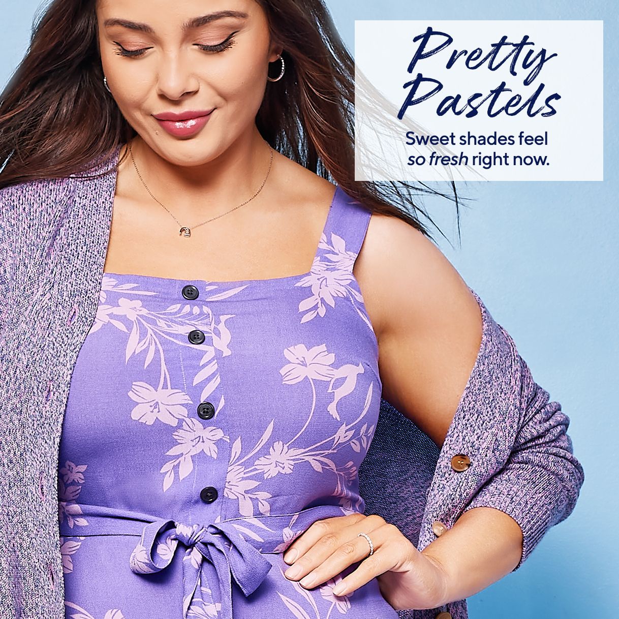 Pretty Pastels: Sweet shades feel so fresh right now.