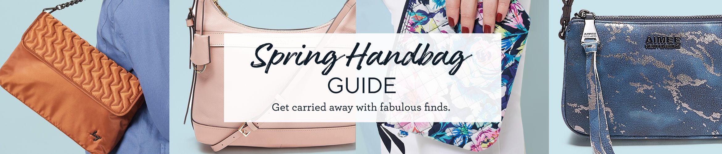 Spring Handbag Guide.  Get carried away with fabulous finds.