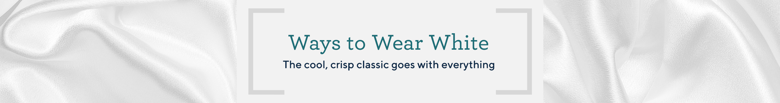 Ways to Wear White  The cool, crisp classic goes with everything
