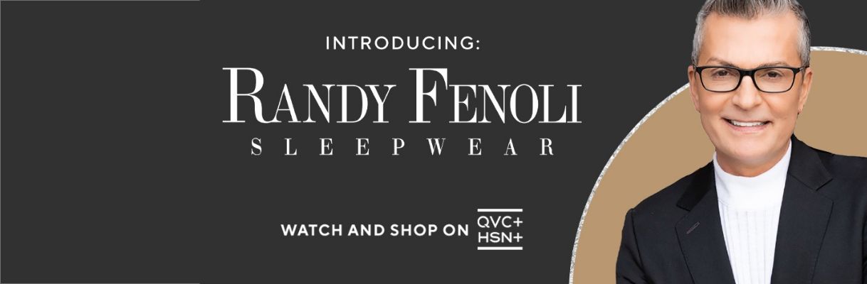 Introducing: Randy Fenoli Sleepwear. Watch and Shop on QVC+ and HSN+.