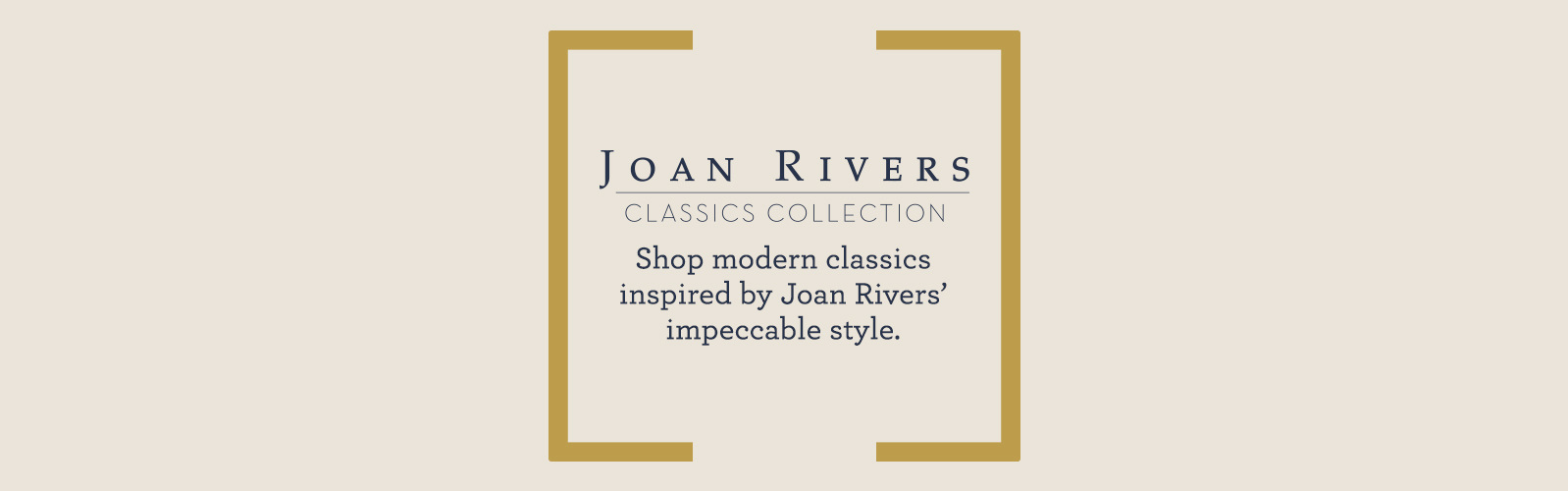 Shop modern classics inspired by Joan Rivers' impeccable style.