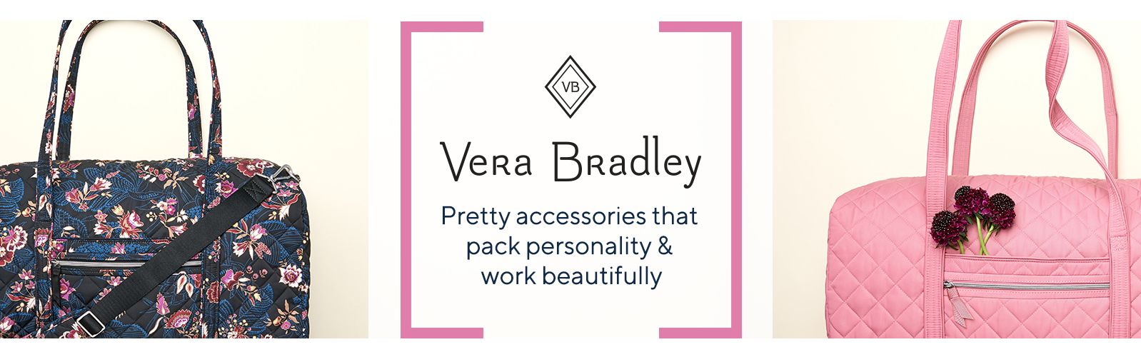 Shop Vera Bradley Lighten Up Compact Weekende – Luggage Factory