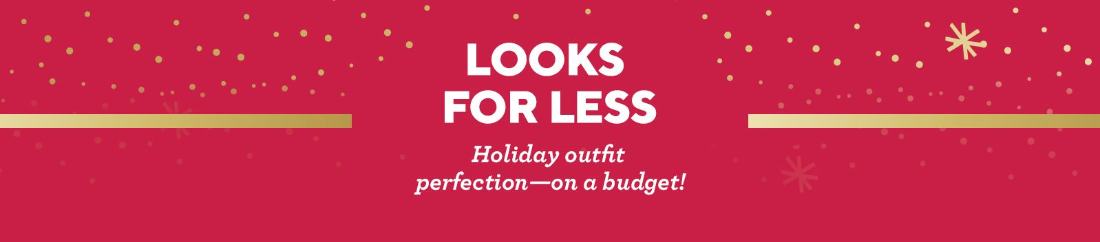 Looks for Less  Holiday outfit perfection (on a budget!)