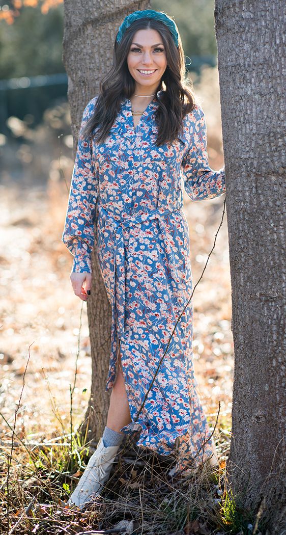 Haute Hippie Floral Silk Day Dress | Floral Dresses