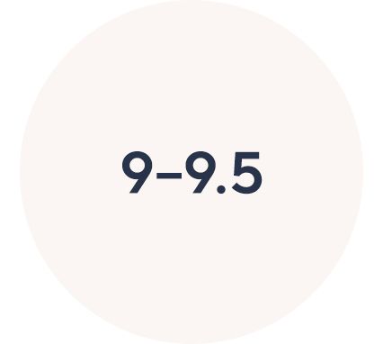 9-9.5
