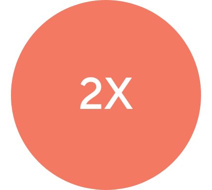 2X