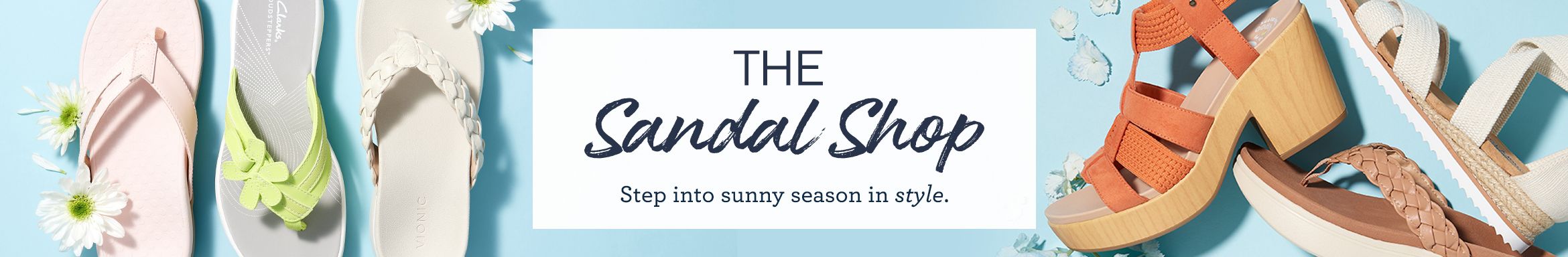 The Sandal Shop: Step into sunny season in style.