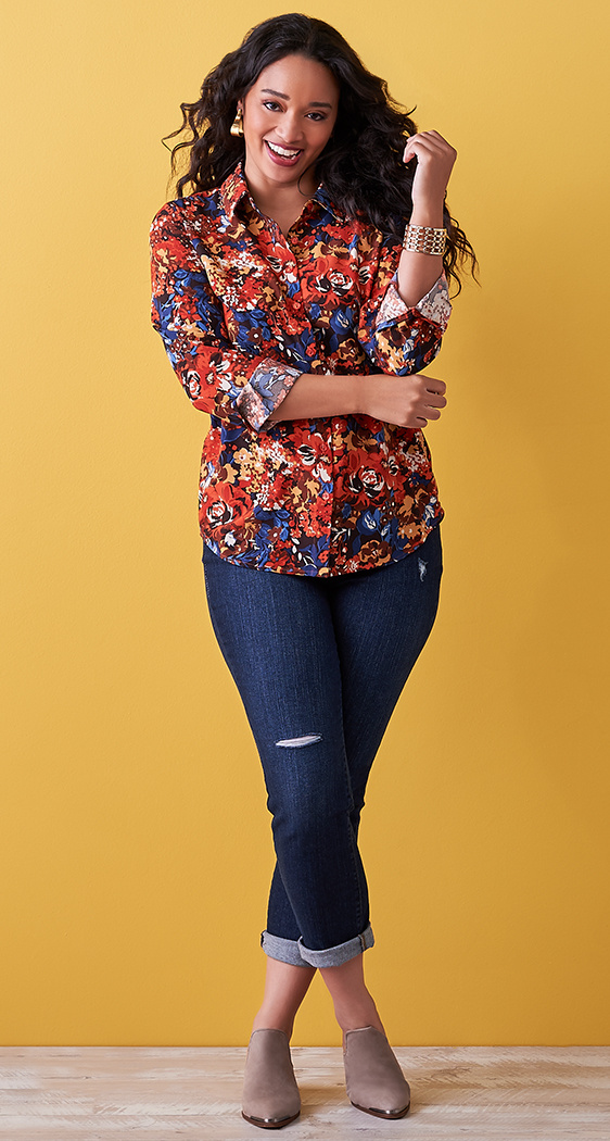 denim and co blouses and tops stores
