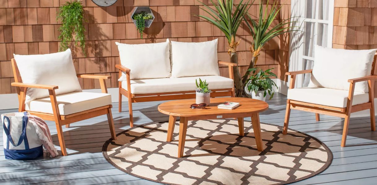 Deacon 4 Piece Living Set by Valerie