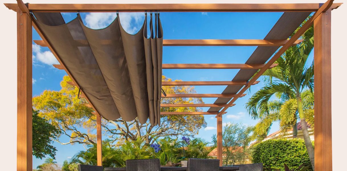  Paragon Catalina Pergola with Retractable Roof