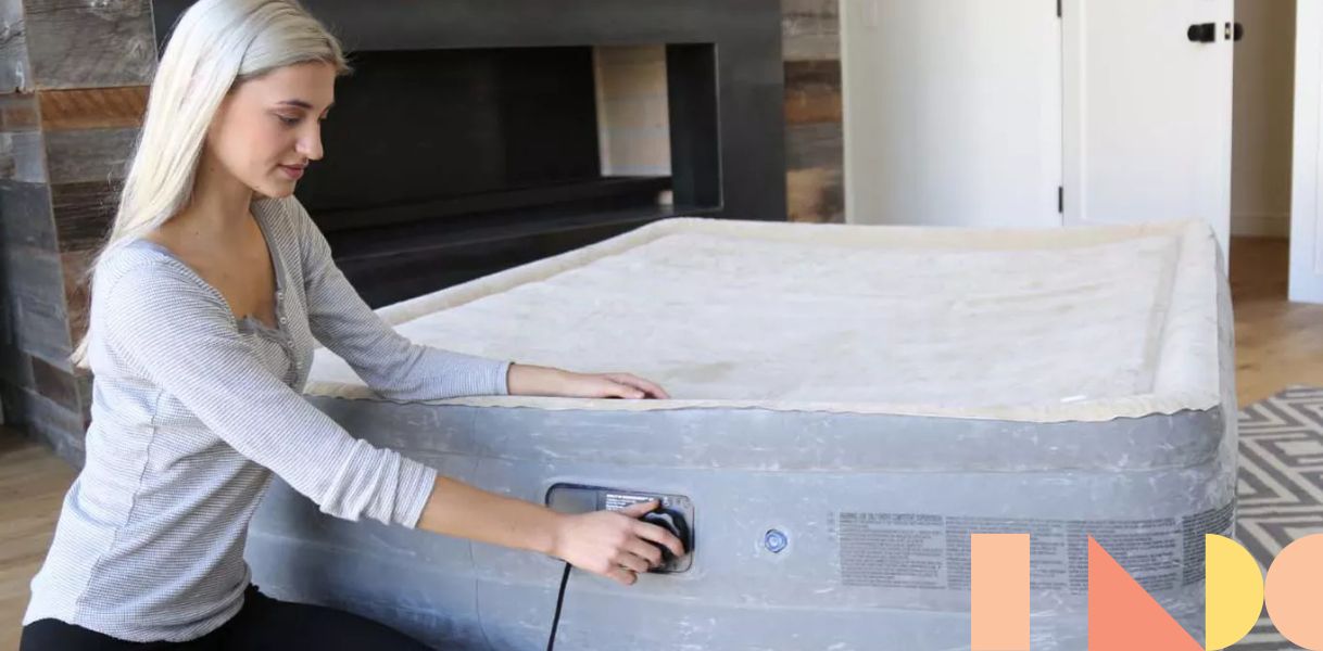  Bestway Queen 18" Foam Top Comfort Raised Airbed