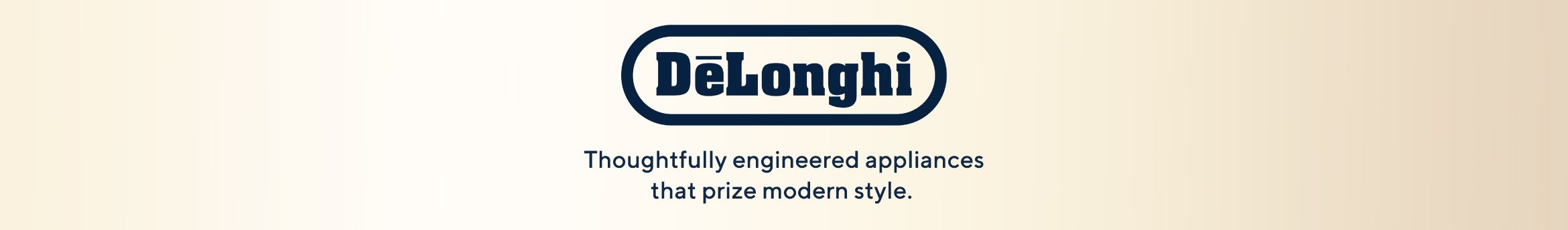 DeLonghi Thoughtfully engineered appliances that prize modern style.