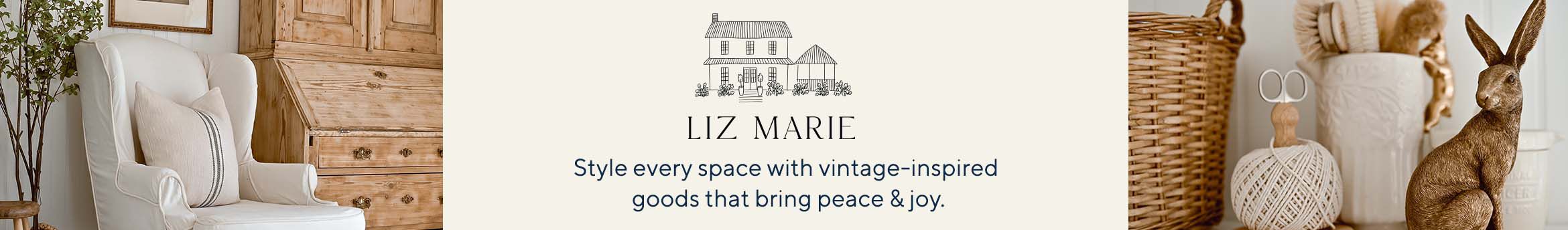 The Found Cottage - Style every space with vintage-inspired goods that bring peace & joy.