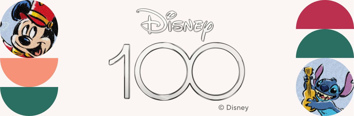 4-cup Round Glass Storage, Disney Commemorative Series - 100 Years of  Wonder