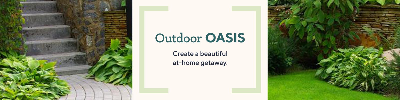 Outdoor Oasis.  Create a beautiful at-home getaway.