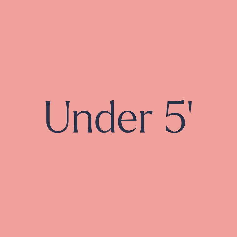 Under 5'