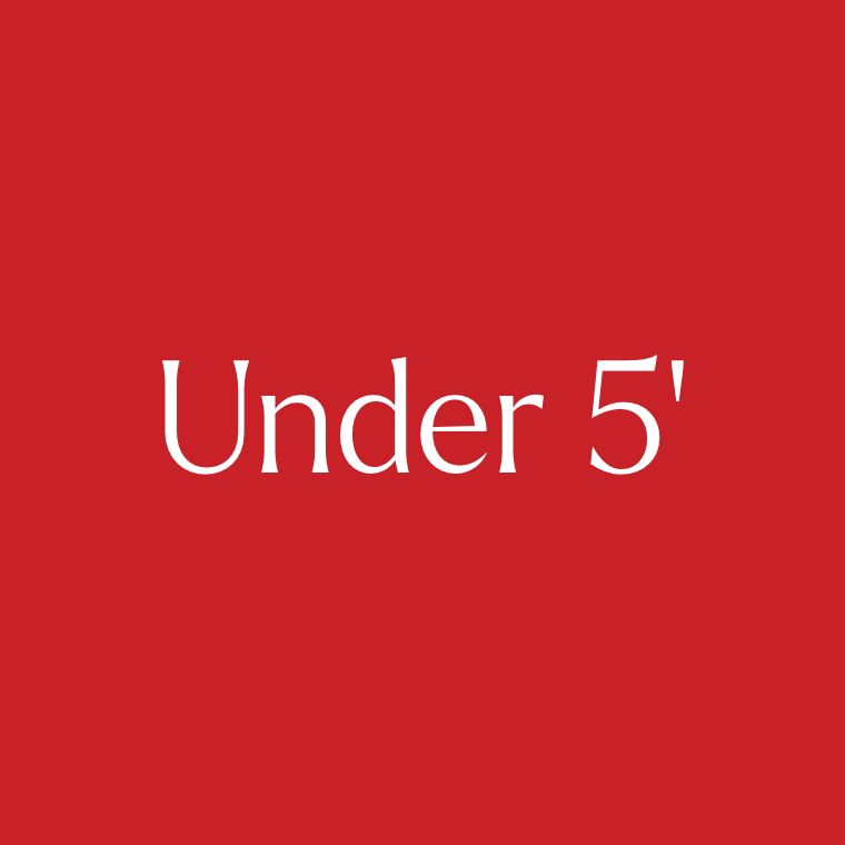 Under 5'