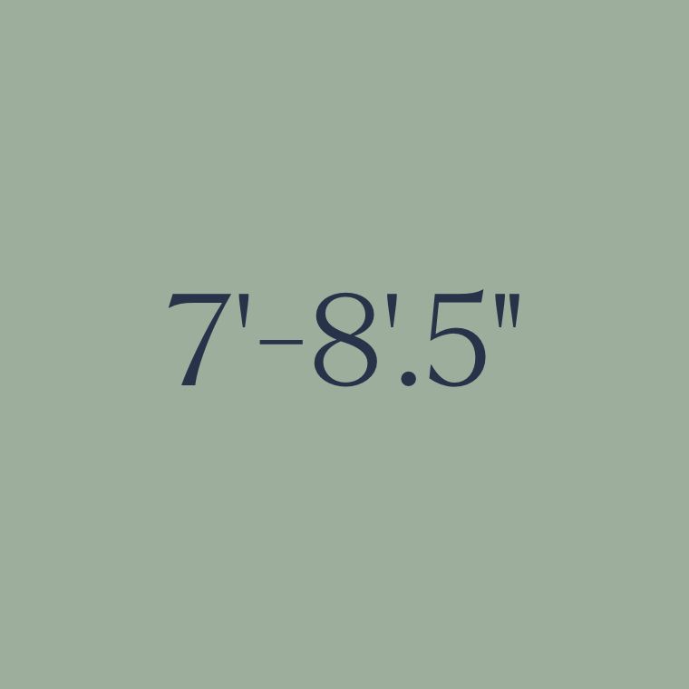 7'–8'.5"