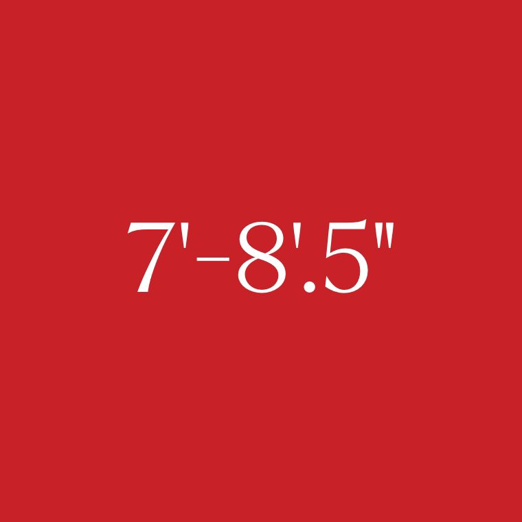 7'–8'.5"