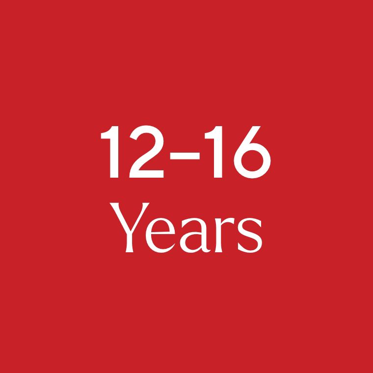 12-16 Years