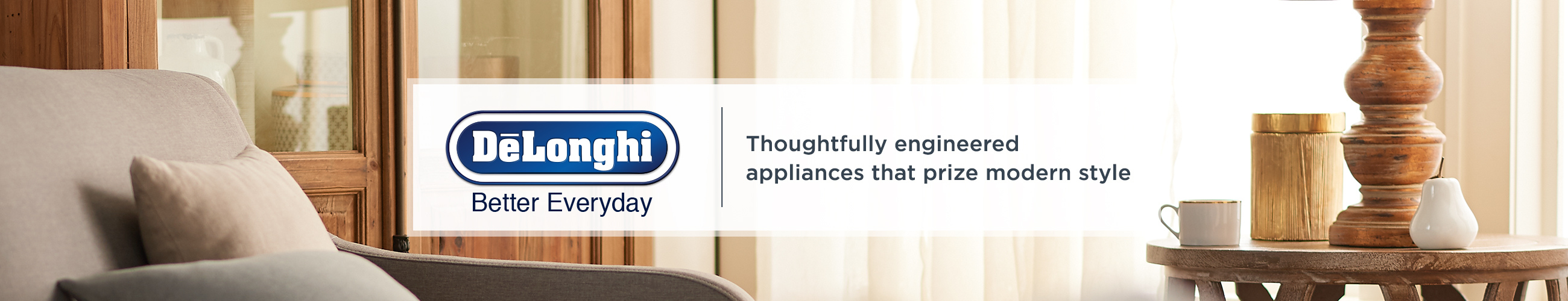DeLonghi Thoughtfully engineered appliances that prize modern style