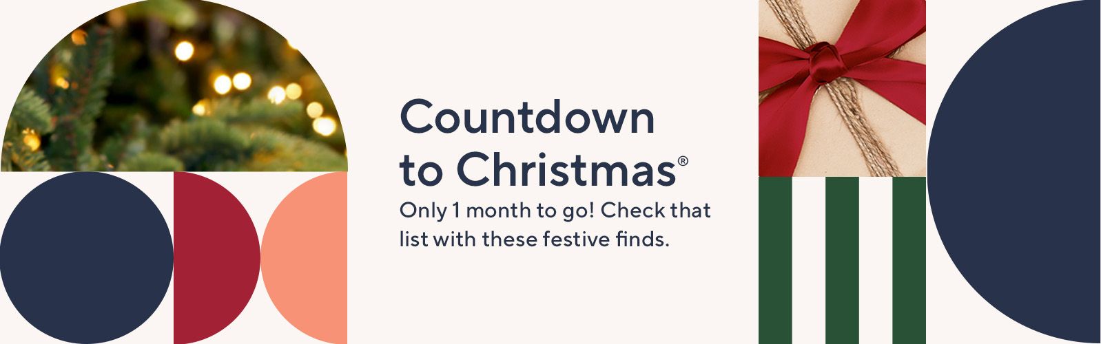 Countdown to Christmas® Only 1 month to go! Check that list with these festive finds.